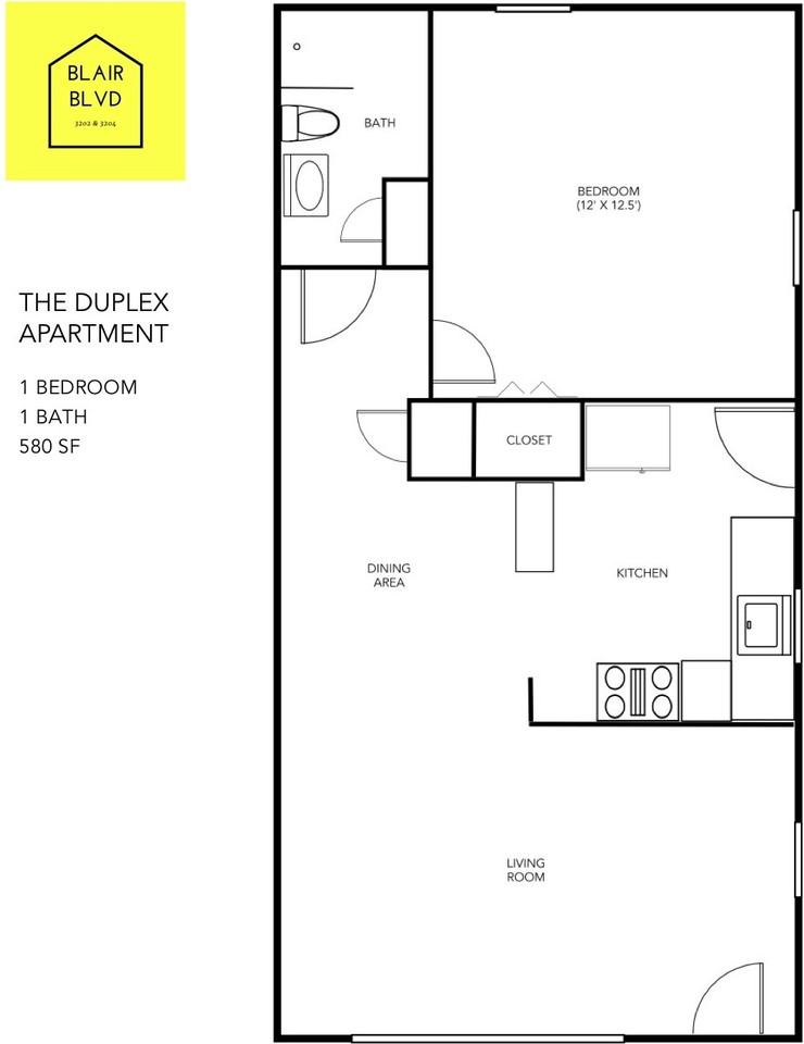 3202 Blair Blvd #B - Photo 4 of 10