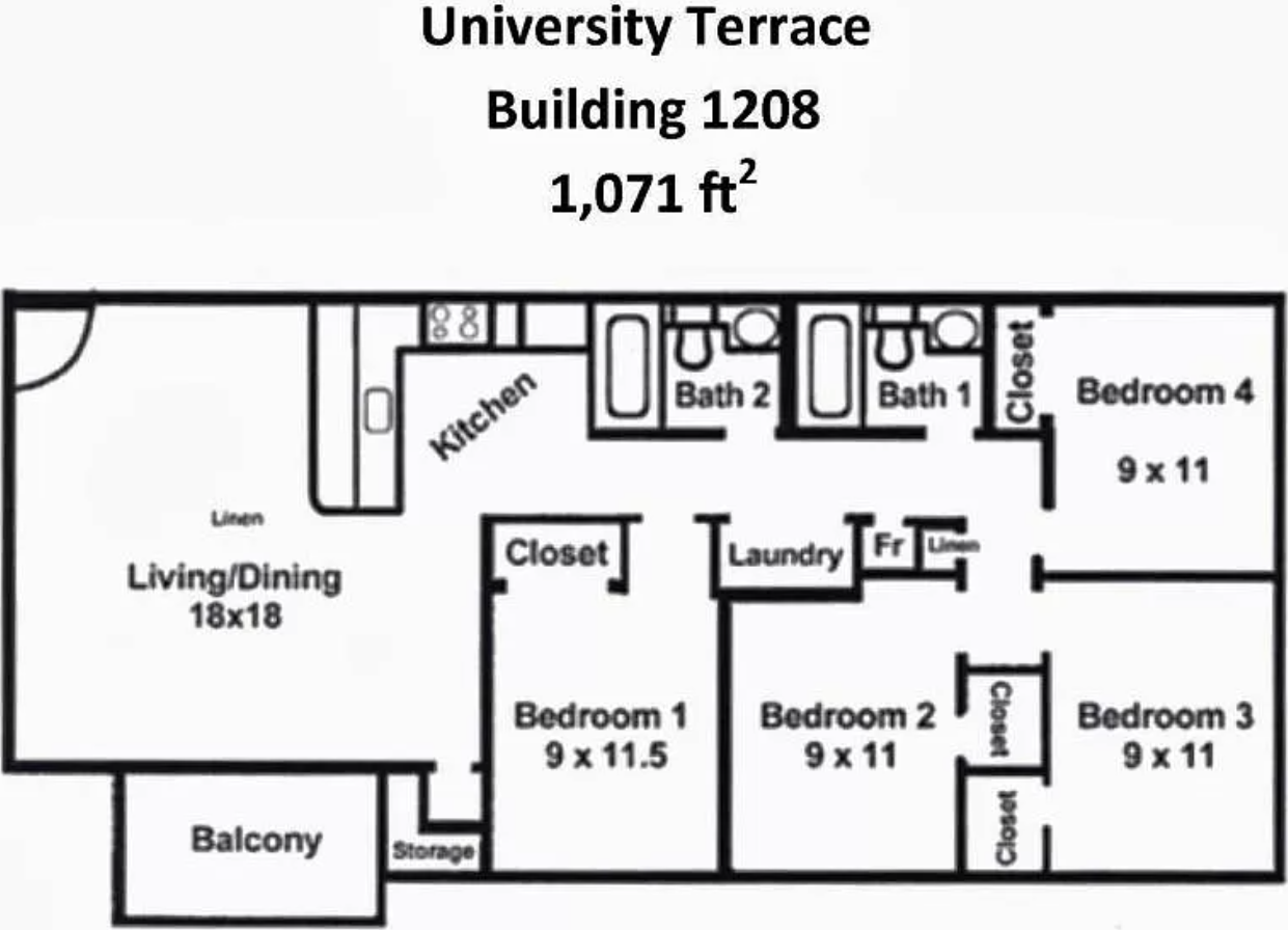 1208 University Ter #A - Photo 3 of 4