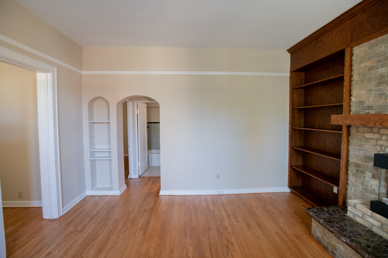 $1595 - 1 BR 1, BA - Brady St - Heat & Electricity Included, Electric Fireplace - 1669 N Humboldt - Photo 3 of 11