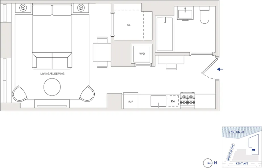 470 Kent Ave #507 - Photo 6 of 17