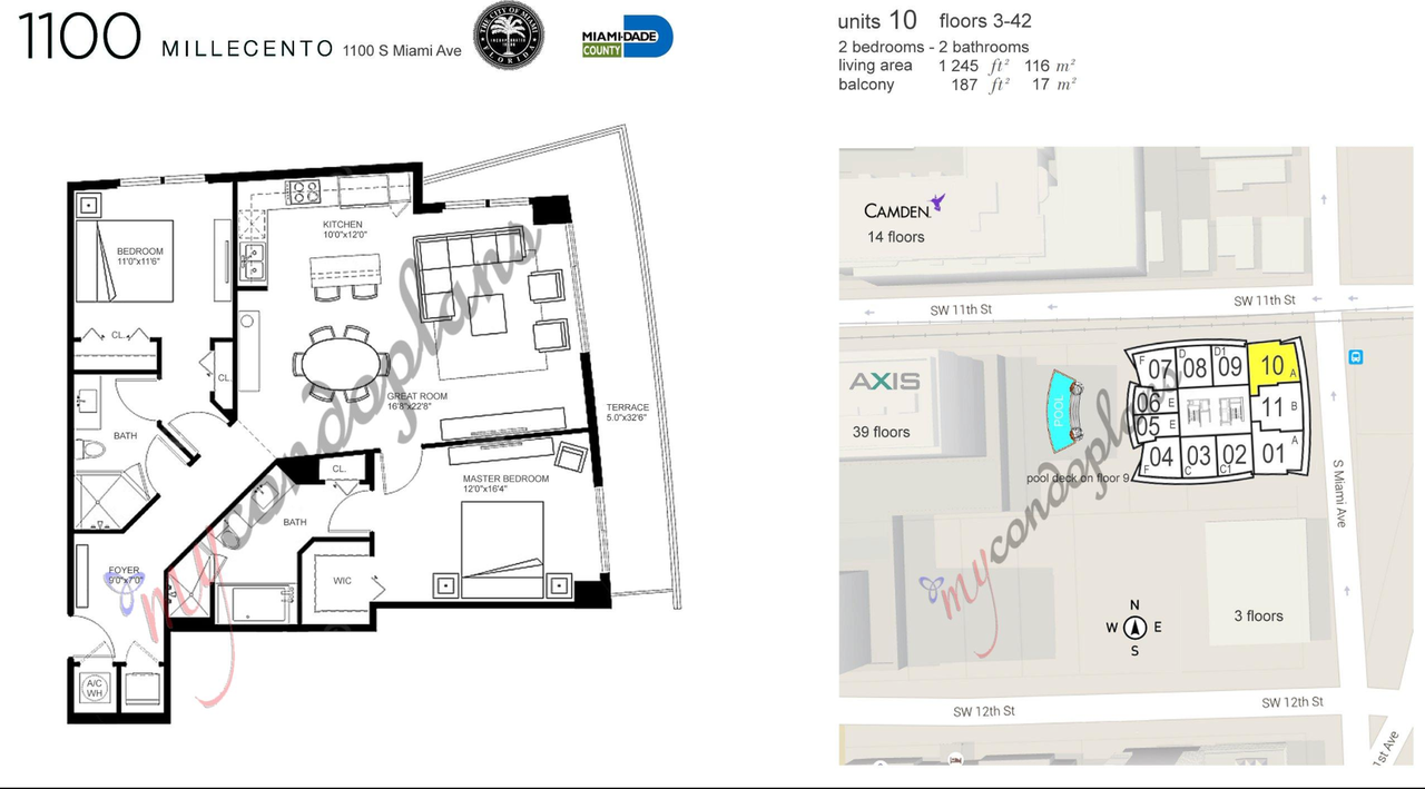 1100 S Miami Ave #3010 - Photo 6 of 6