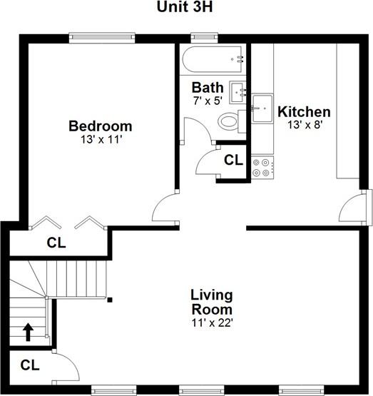 2475 Summer St #3H - Photo 6 of 6