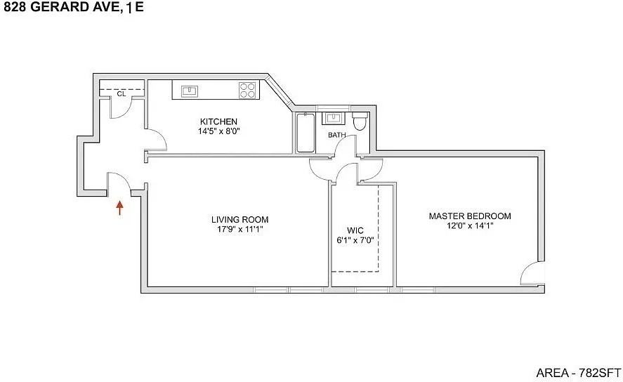 828 Gerard Ave #1E - Photo 6 of 6