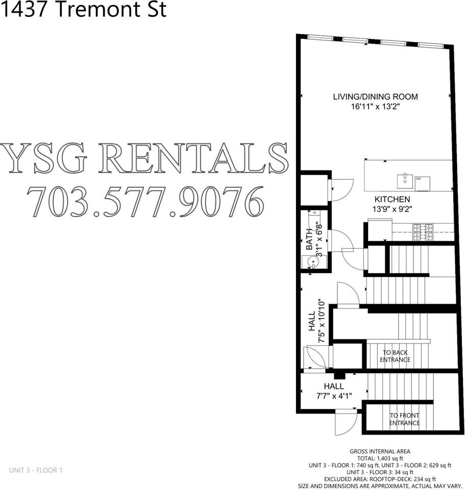 1438 Tremont St #3 - Photo 5 of 16