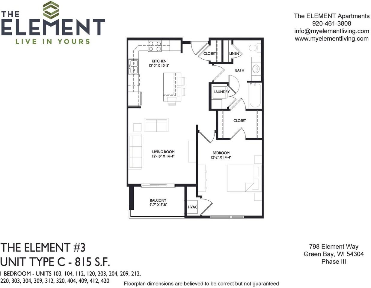 ELEMENT Apartments III - 798 - Photo 2 of 7