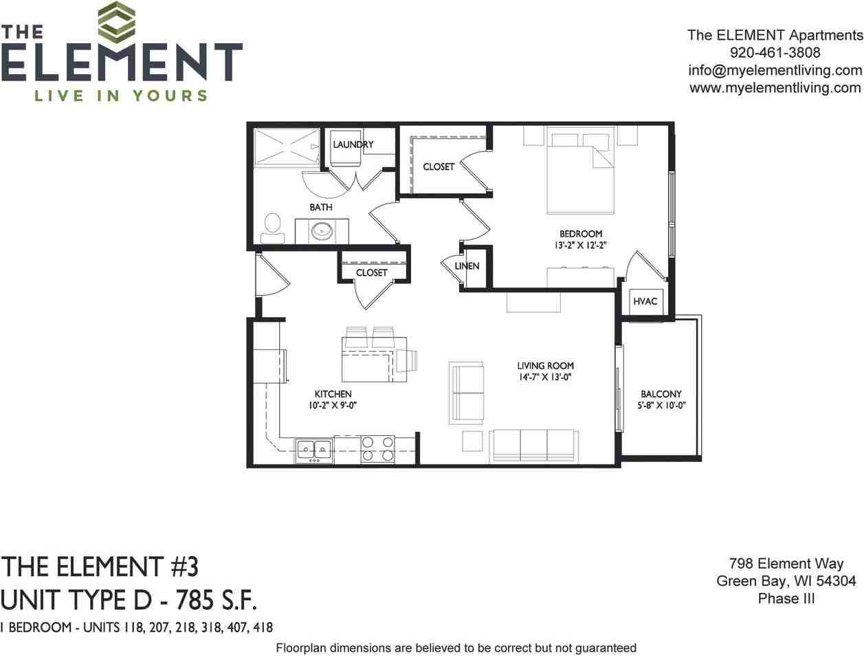 ELEMENT Apartments III - 798 - Photo 2 of 6