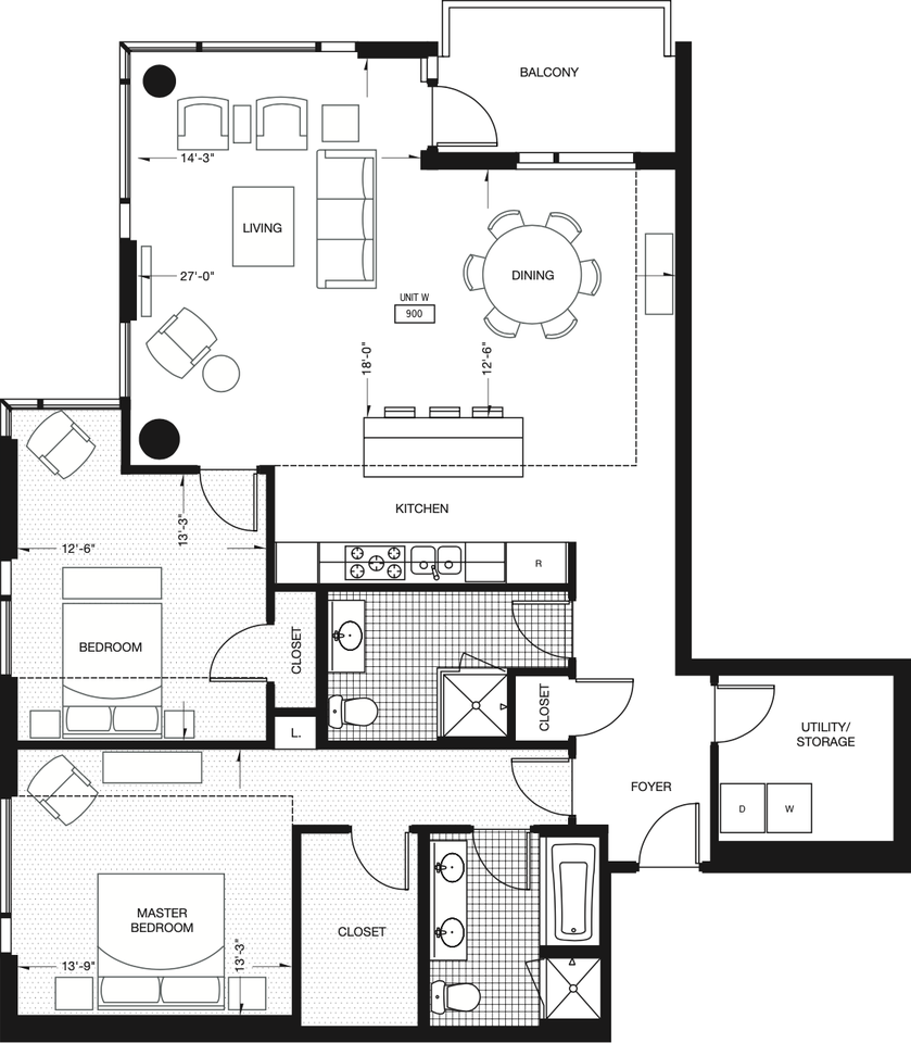 Atwater Place Condo 841 South Gaines Street #1700 - Photo 6 of 50