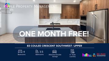 featured image of 83 Coulee Cres Sw #UPPER