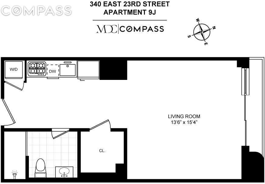 340 E 23rd St #9J - Photo 5 of 5