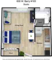 635 W Barry Ave #302 - Photo 1 of 1