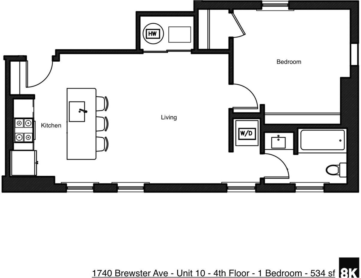 1740 Brewster Ave #10 - Photo 4 of 9