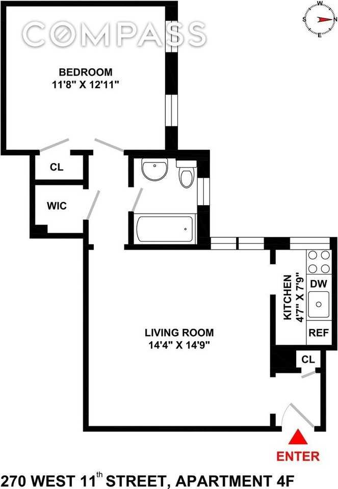 270 W 11th St #4F - Photo 6 of 6