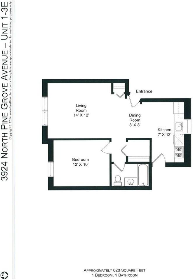 3924 N Pine Grove Ave #2E - Photo 5 of 8