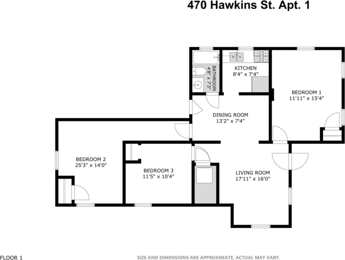 470 Hawkins St #1 - Photo 2 of 19