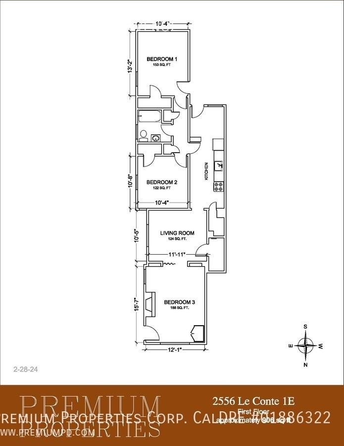 2556 Le Conte Ave #1E - Photo 2 of 34
