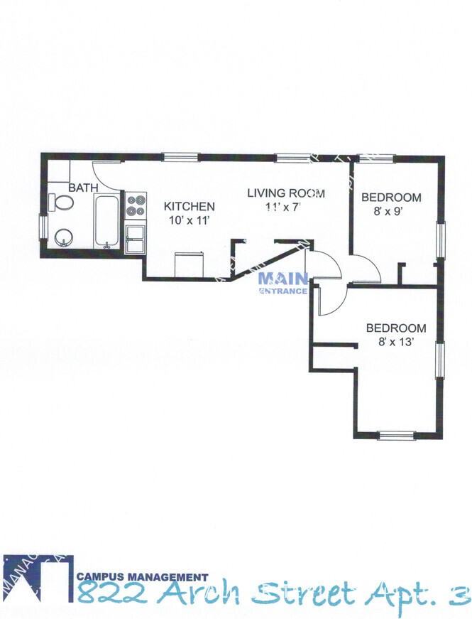 822 Arch St #3 - Photo 2 of 2