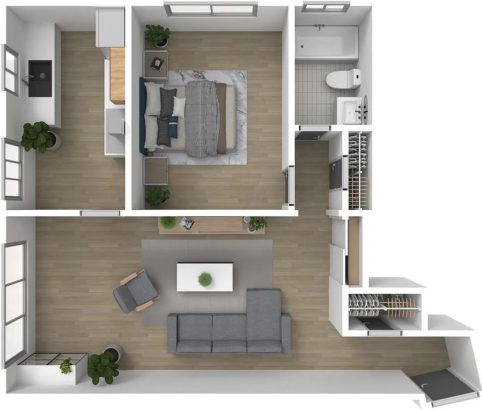 3923 1/2 Gibraltar Ave #12D - Photo 4 of 6