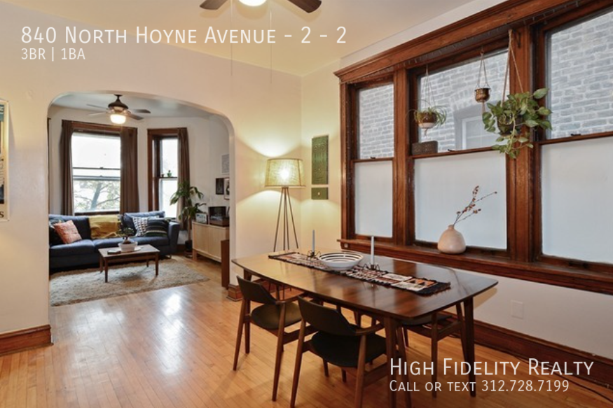 840 N Hoyne Ave #2 - Photo 3 of 10