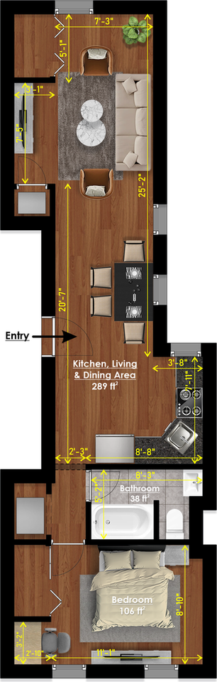 1326 Tasker St #2 - Photo 7 of 9