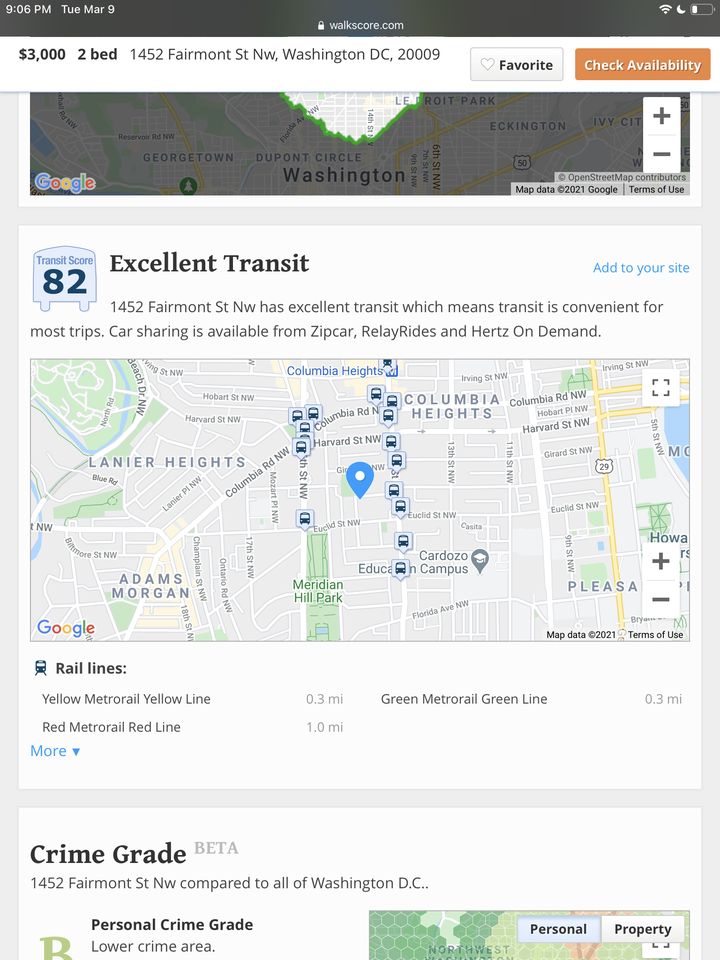 1452 Fairmont St Nw #B - Photo 2 of 12