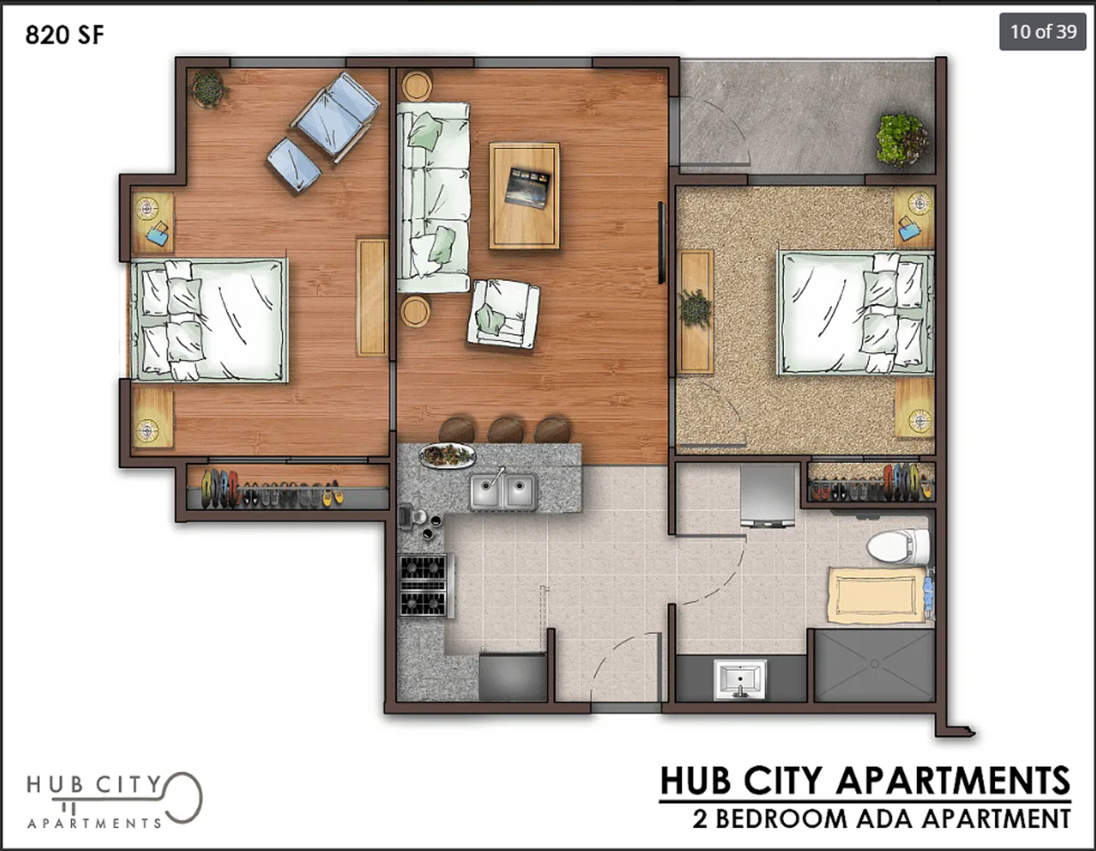 Hub City Apartments - Photo 2 of 26