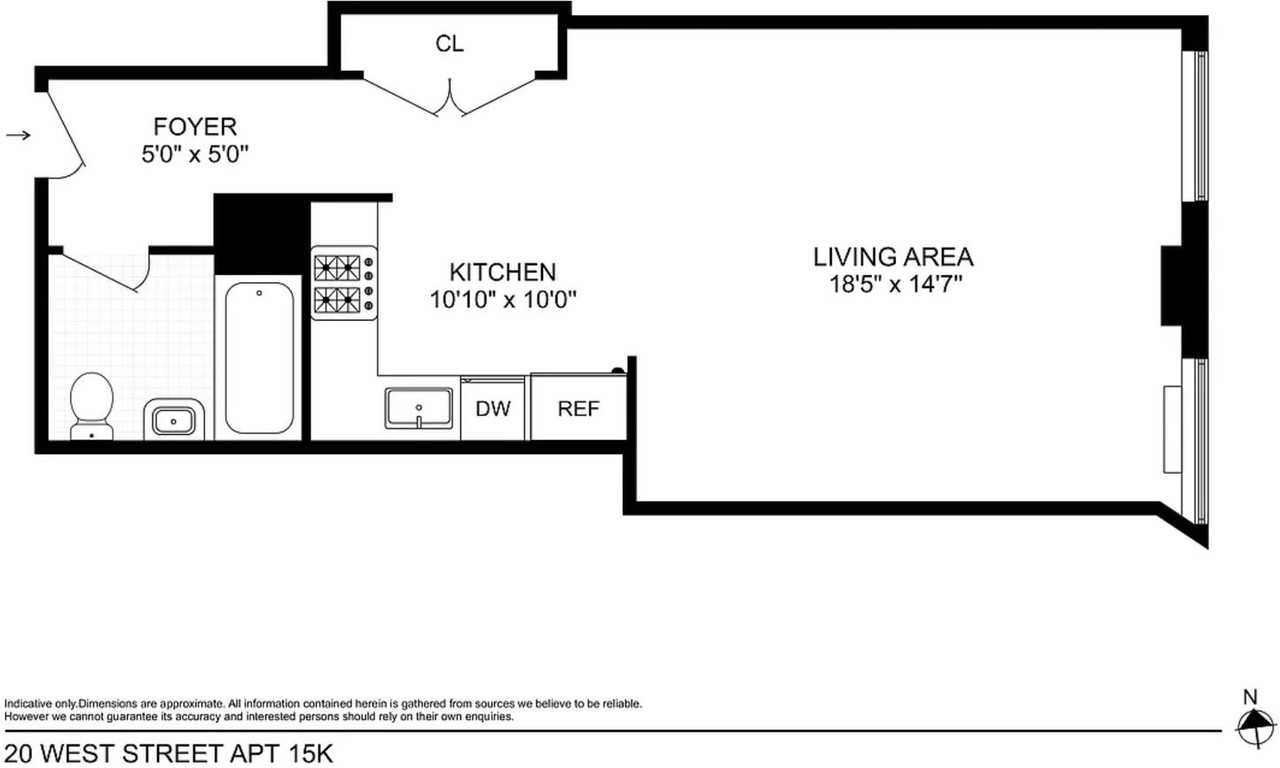 20 West St #15K - Photo 6 of 6