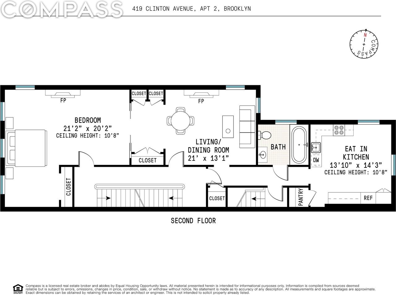 419 Clinton Ave #2B - Photo 7 of 7