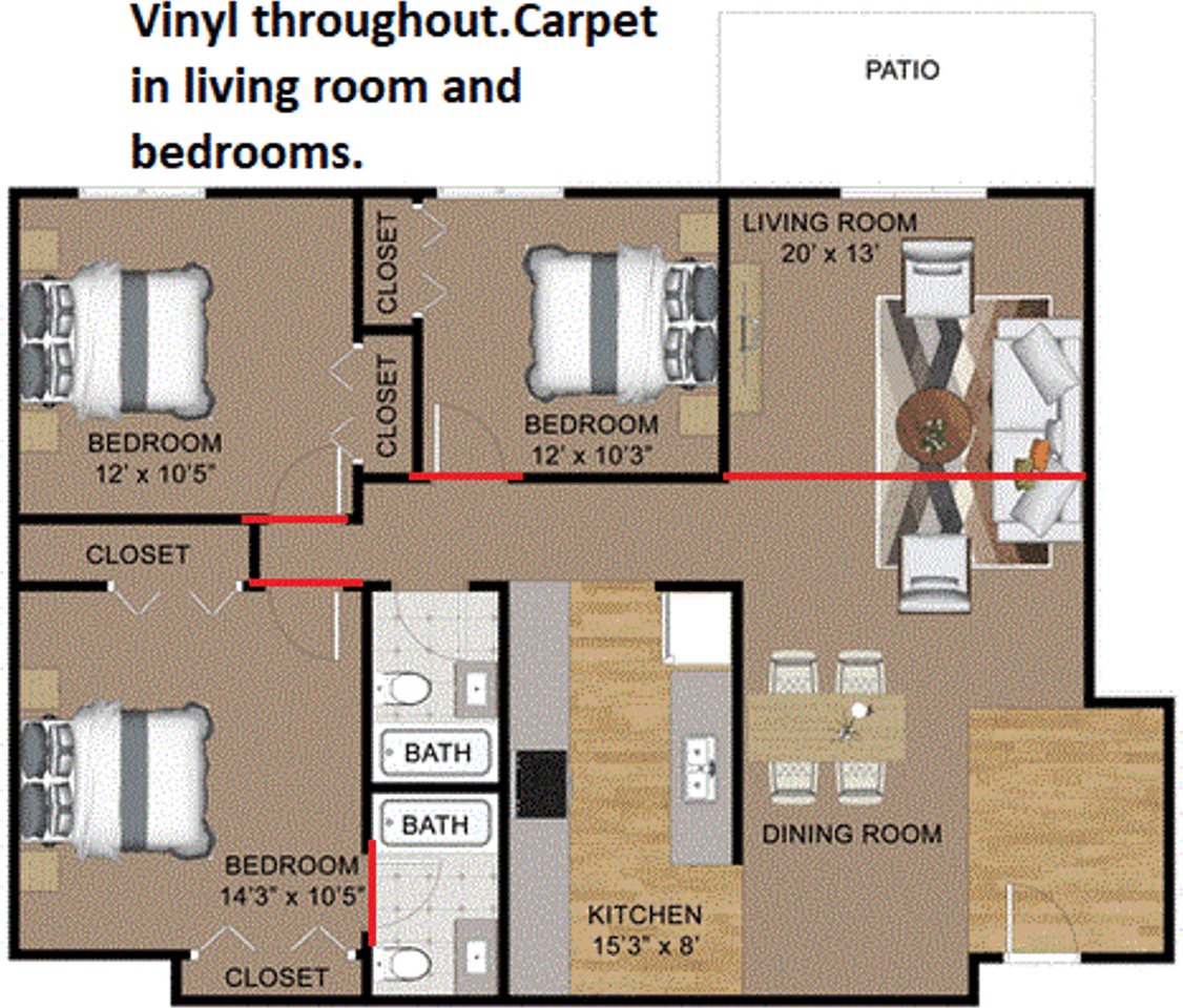 The Pointe on Fleur Apartments - Photo 4 of 26