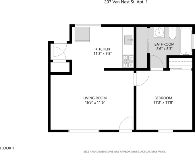 207 Van Nest St #1 - Photo 3 of 9