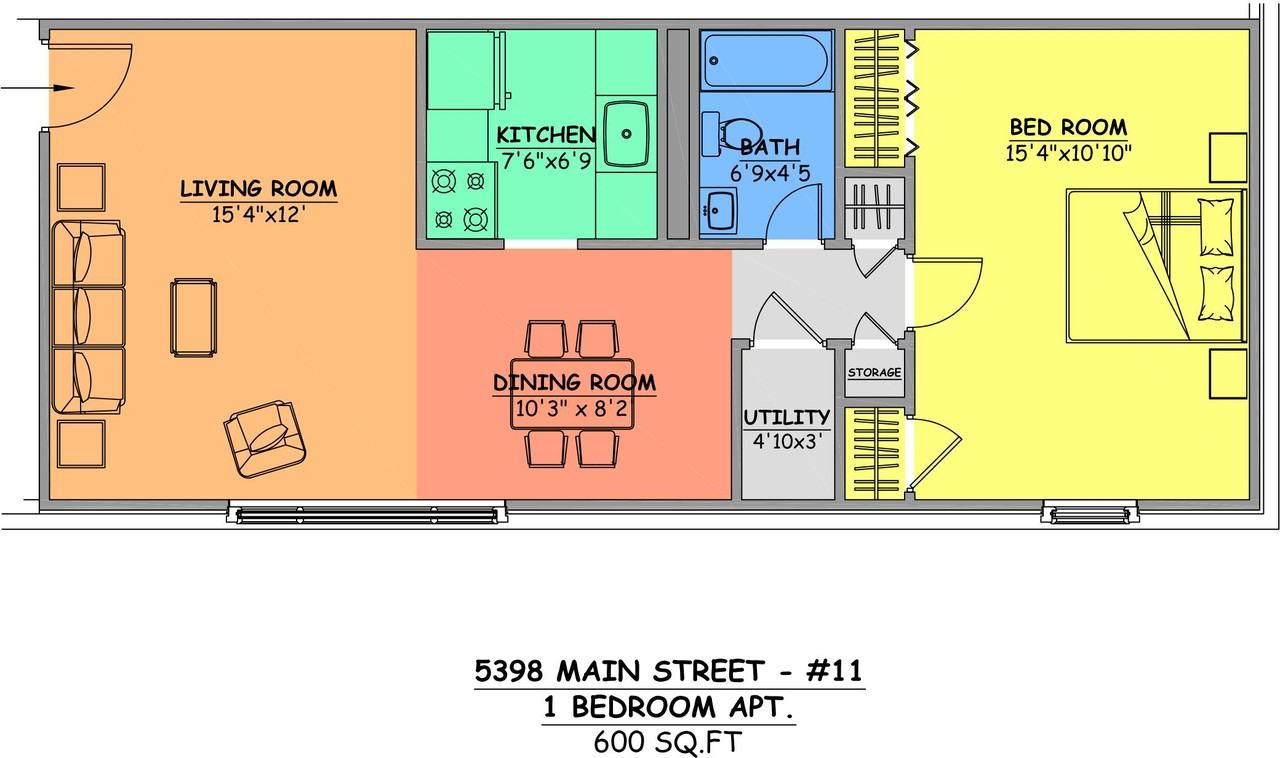 5388 5388 MAIN STREETAPT 11 #5388-11 - Photo 6 of 8