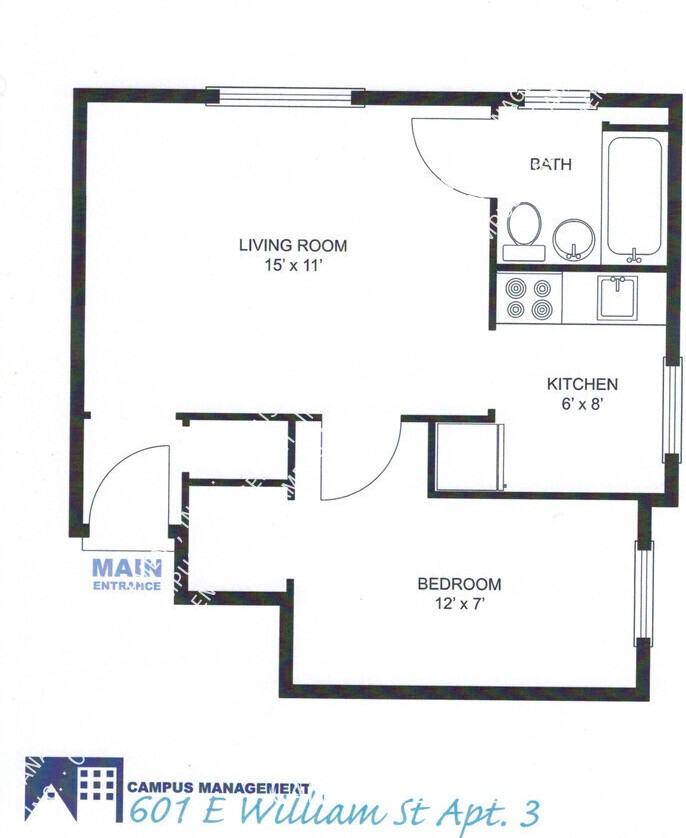 601 E William St #3 - Photo 2 of 2