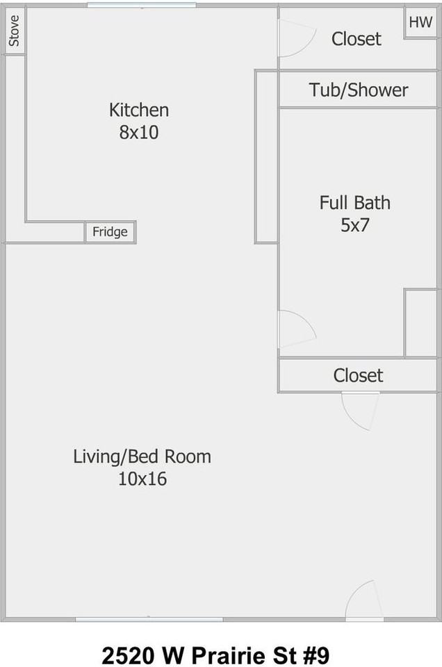 2520 W. Prairie Street – Efficiency Apartment Near the University of North Texas - Photo 7 of 17