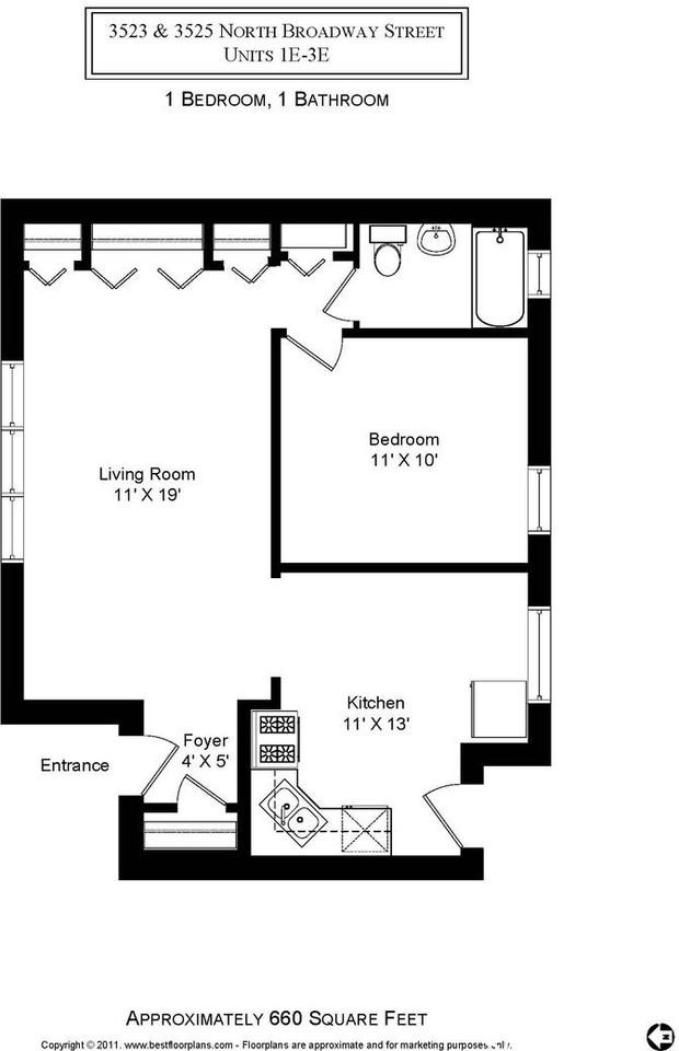 3523 N Broadway St #3E - Photo 7 of 9