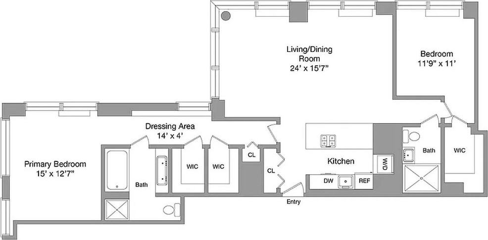 W 17th St #2508 - Photo 7 of 19