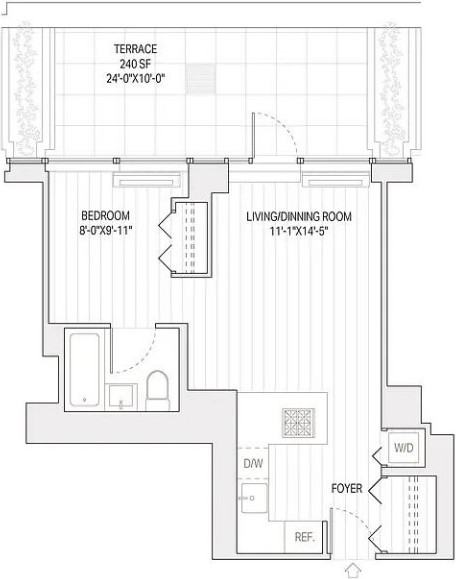 W 17th St #1001 - Photo 6 of 13