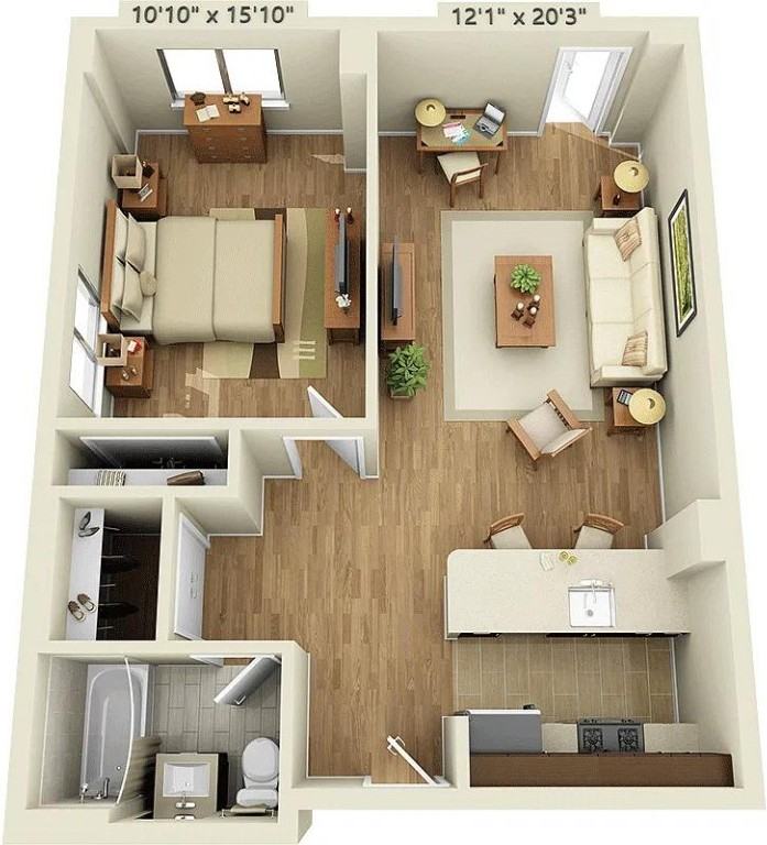 W 21st St #913 - Photo 6 of 20