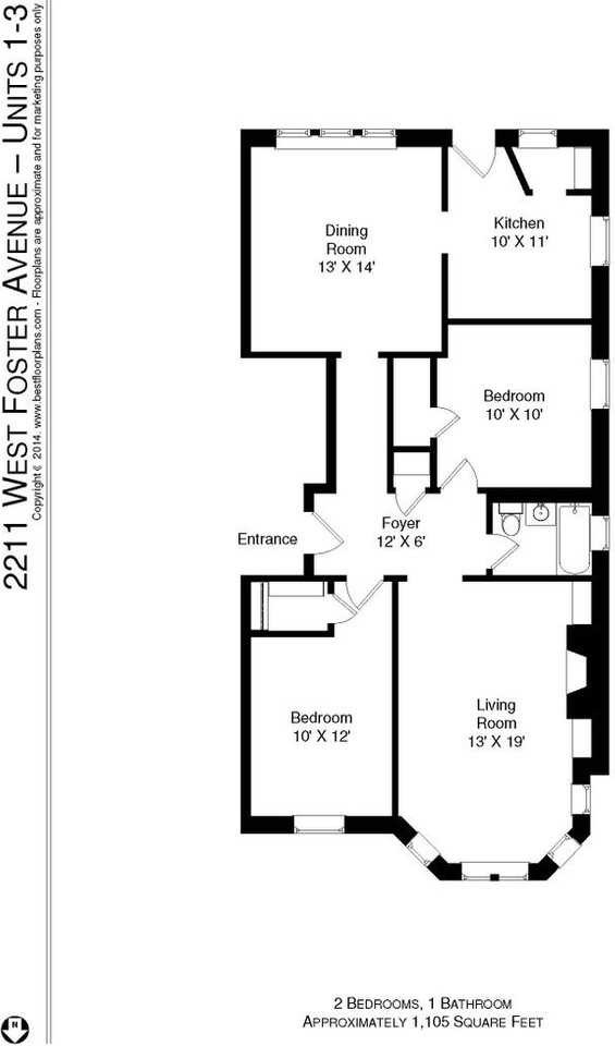 2211 W Foster Ave #1 - Photo 5 of 11