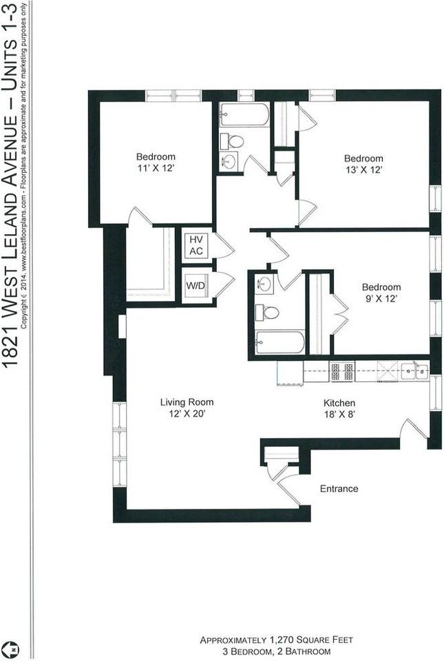 1821 W Leland Ave #3 - Photo 5 of 9