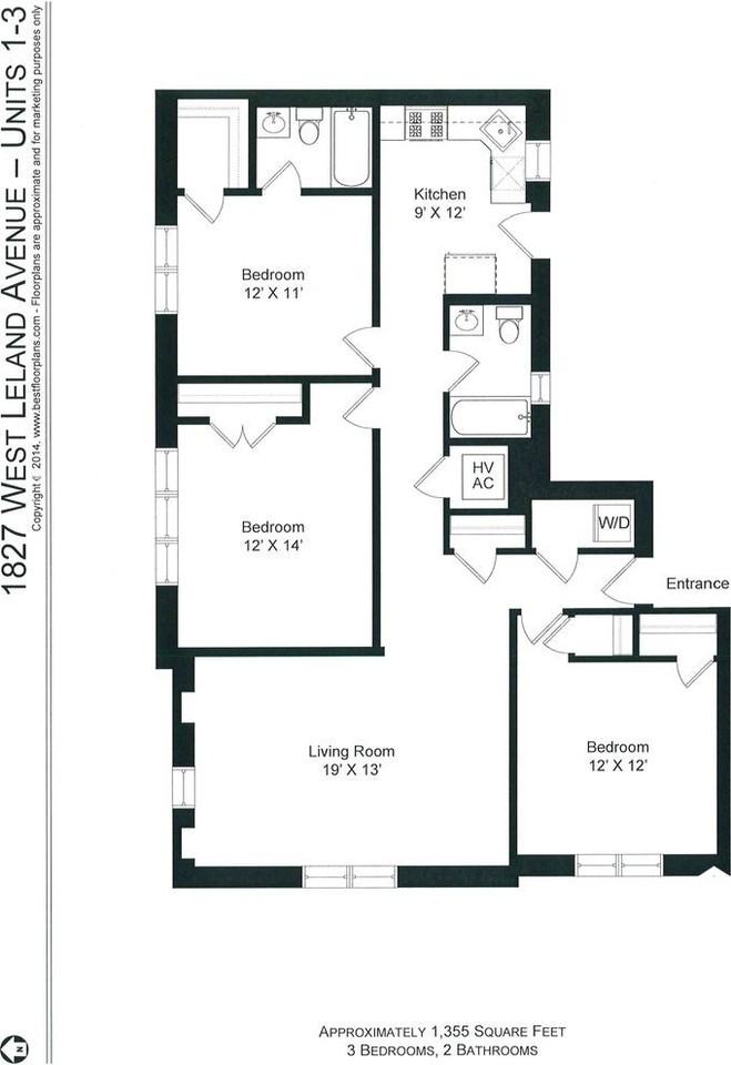 1827 W Leland Ave #1 - Photo 5 of 6