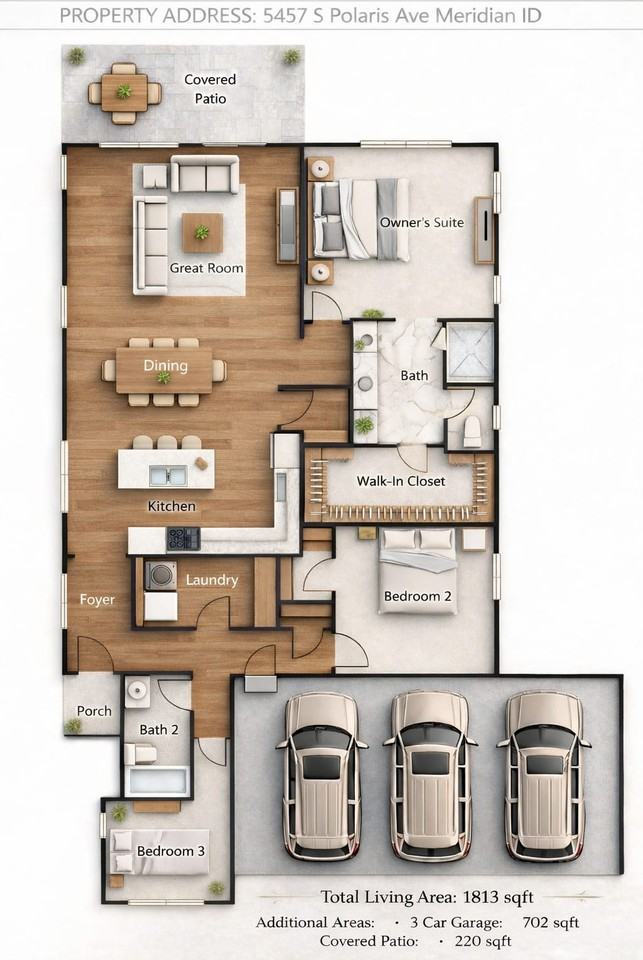 5457 S Polaris Ave - Photo 2 of 12