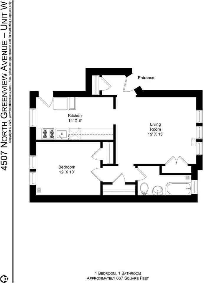 4507 N Greenview Ave #3W - Photo 5 of 6