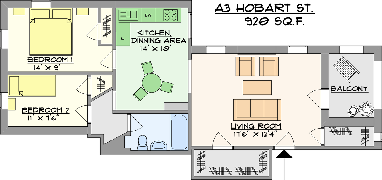 5619 HOBART STREETAPT A-3 #A03 - Photo 7 of 8