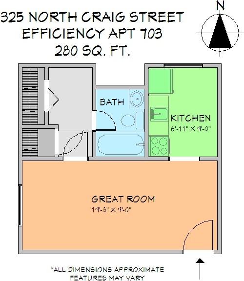 325 NORTH CRAIG STREETAPT 305A #305A - Photo 7 of 9