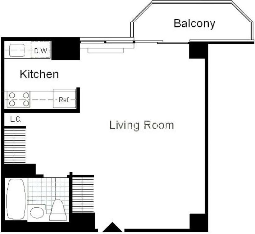 W 48th St #17A - Photo 2 of 7