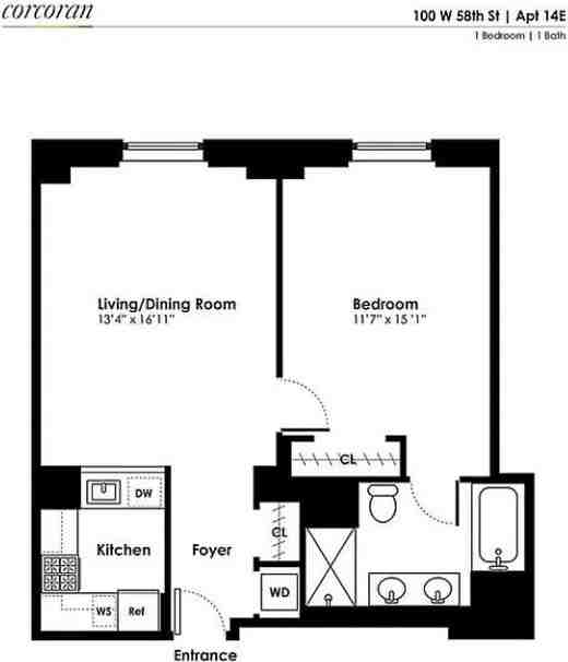 W 58th St #14E - Photo 6 of 20