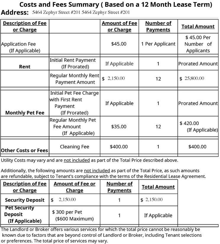 5464 Zephyr St #201 - Photo 2 of 11