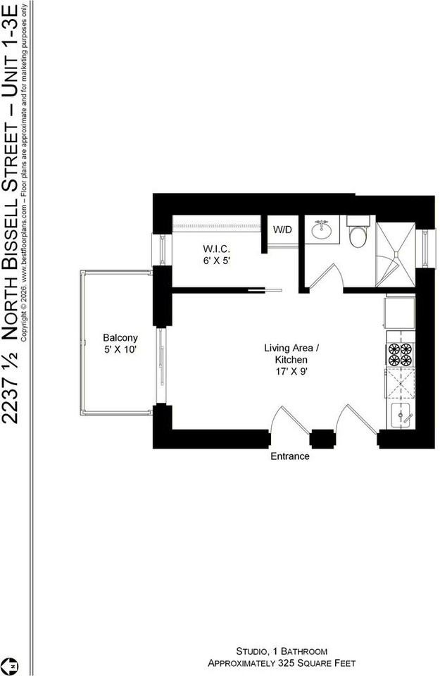 N Bissell St #1E - Photo 5 of 8