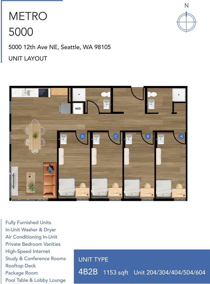 Metro 5000 Apartments | Furnished Student Housing in Seattle U - Photo 7 of 25