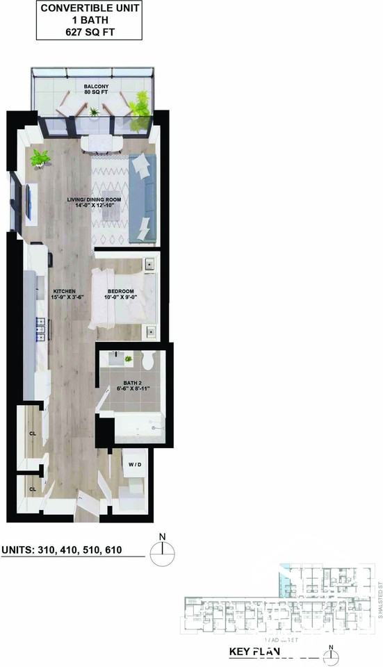 812 W Adams St #410 - Photo 7 of 8