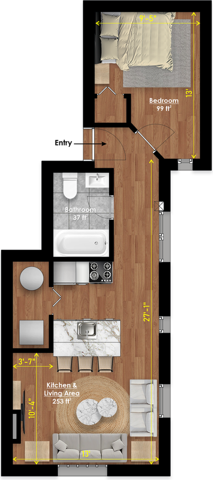 2831 W Girard Ave #3 - Photo 7 of 9